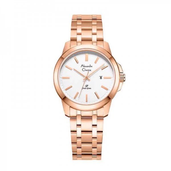 Alexandre Christie AC 1017 Rosegold White Lady LDBRGSL